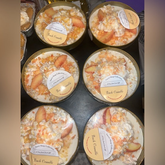 Peach crumble candles 3 wick - Picture 1 of 1